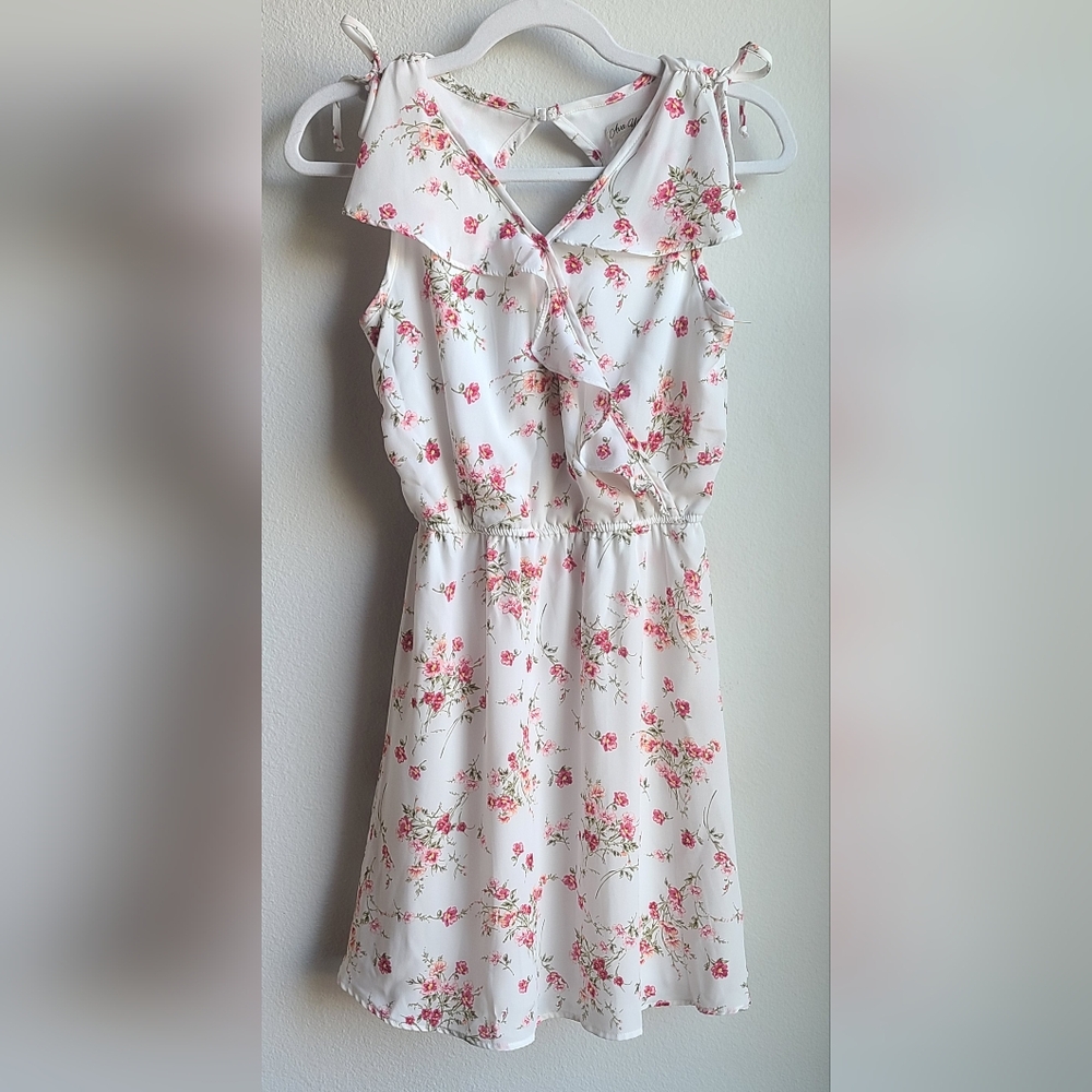 Ava & Yelly - Girl's Floral Sleeveless Dress, Sz 16